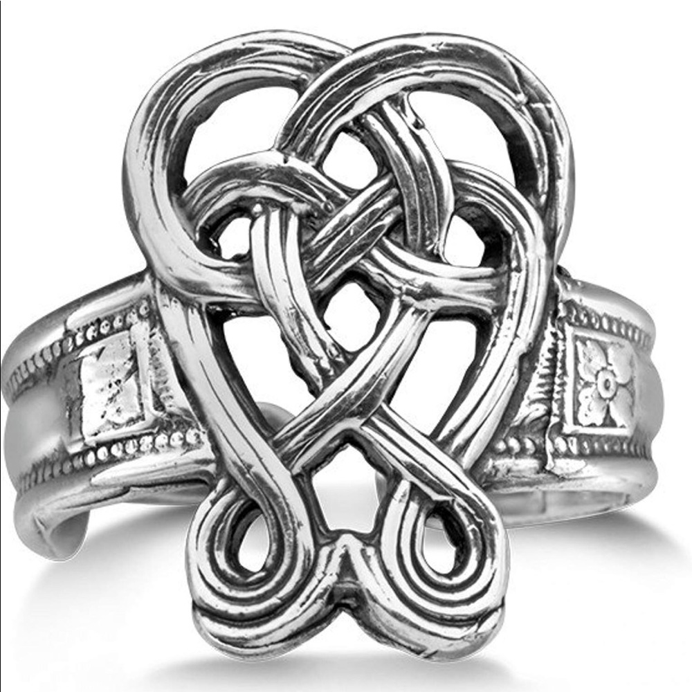 Celtic Silver Spoon Ring